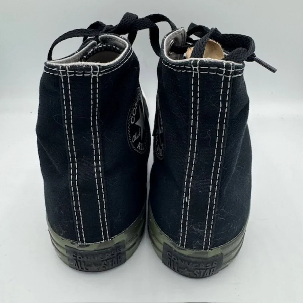 Converse High Top Chuck Taylor Black with Camo Heel Size Men's 7 / Women's 9 - Picture 4 of 6